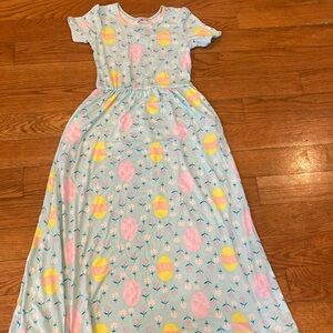 Girls dot dot smile  Easter dress size 8-10